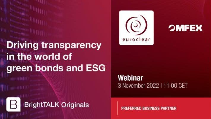 Webinar on 'Driving transparency in the world of green bonds and ESG'